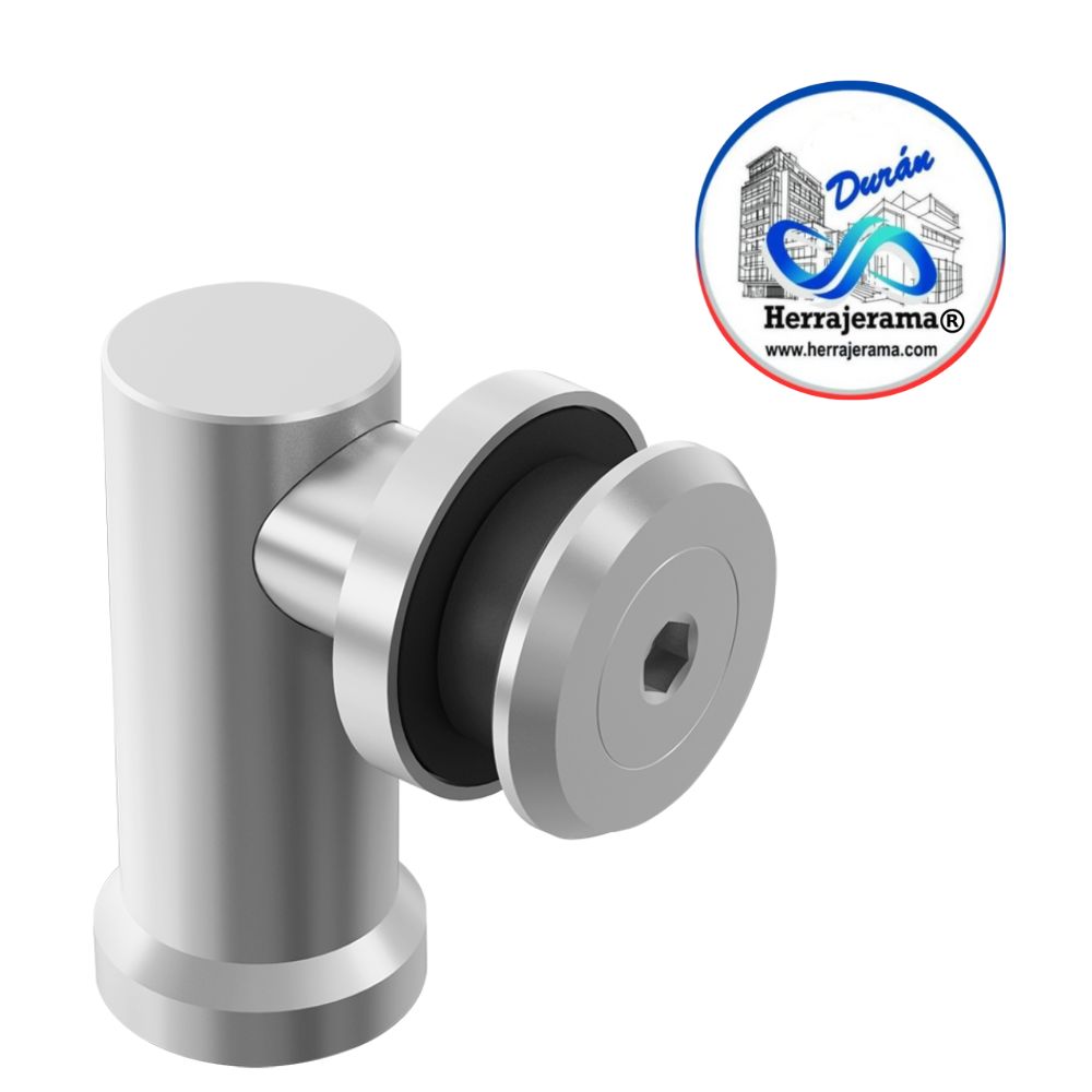 HERRALUM 1272000SA CONECTOR LEON VIDRIO MURO SATIN