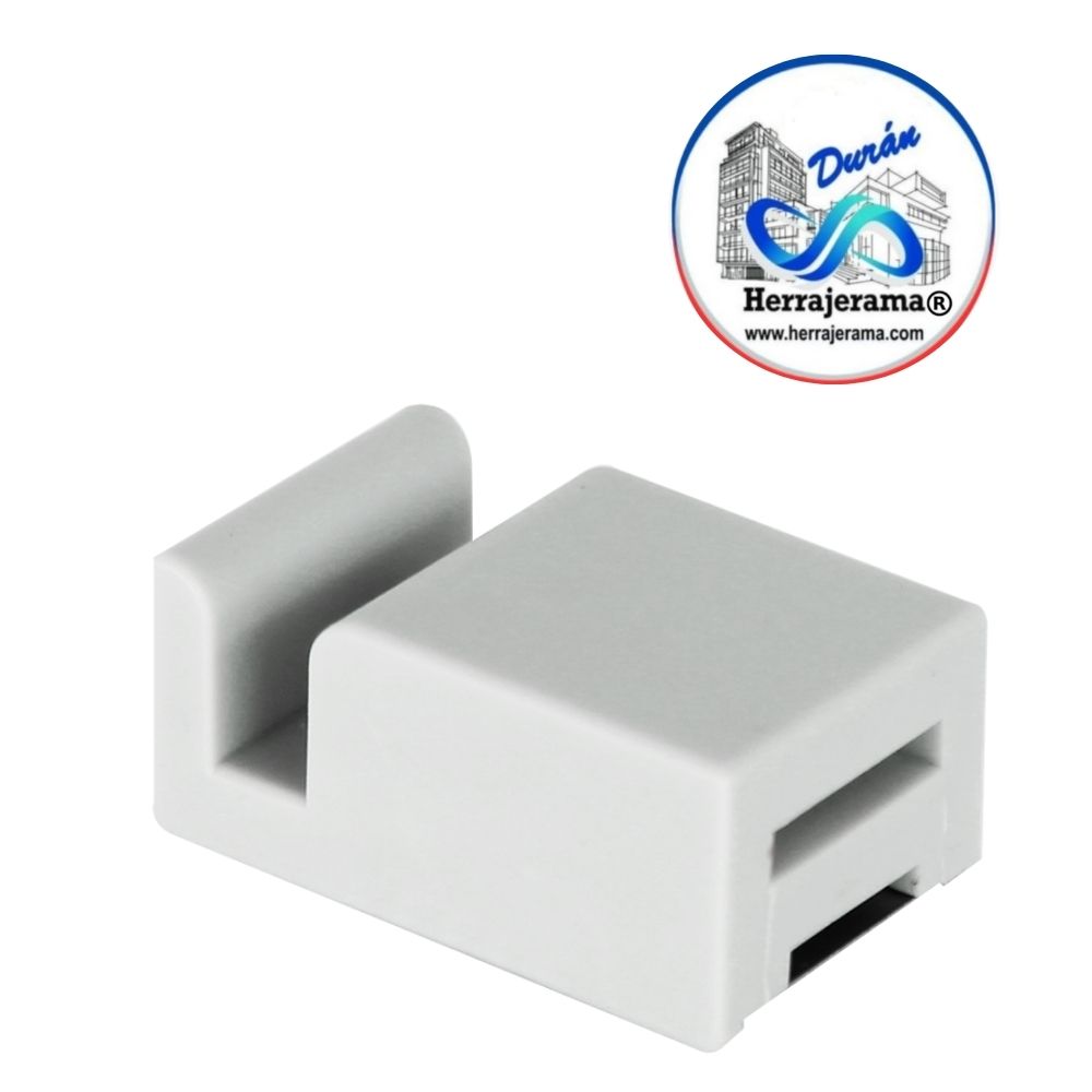 HERRALUM 130100300 TOPE PLASTICO P/CANCEL DE BANO KIT 4 PIEZAS