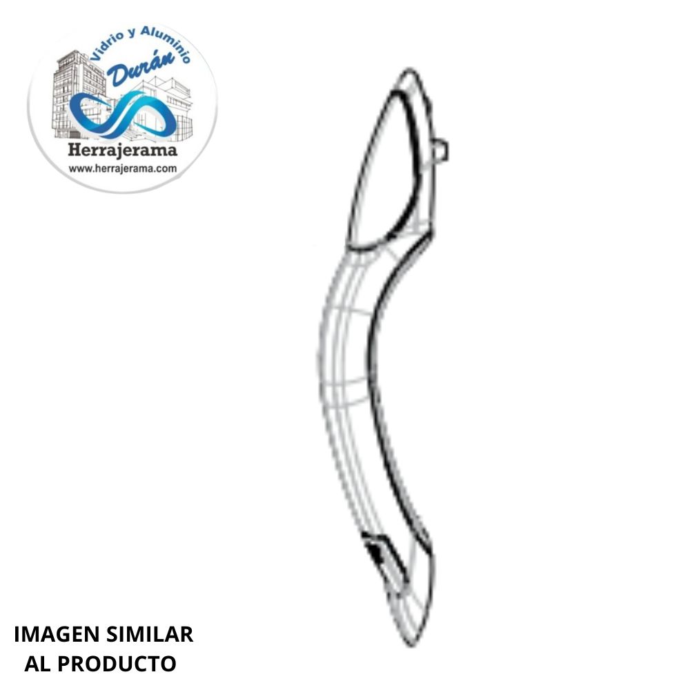 HERRALUM 3T02290107 PVC TIRADOR INTERIOR CORTO BLANCO
