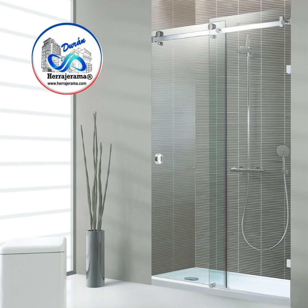 HERRALUM 1305000NE SISTEMA BACALAR CANCEL DE BAÑO AC INOX P/VID 6-10m