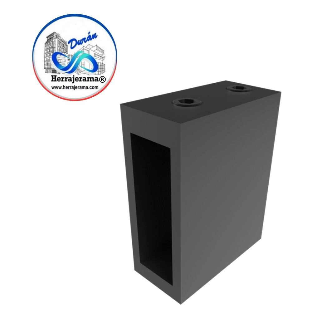 HERRALUM 1305004NE SISTEMA BACALAR CONETOR A MURO AC INOX A00242 NEGR