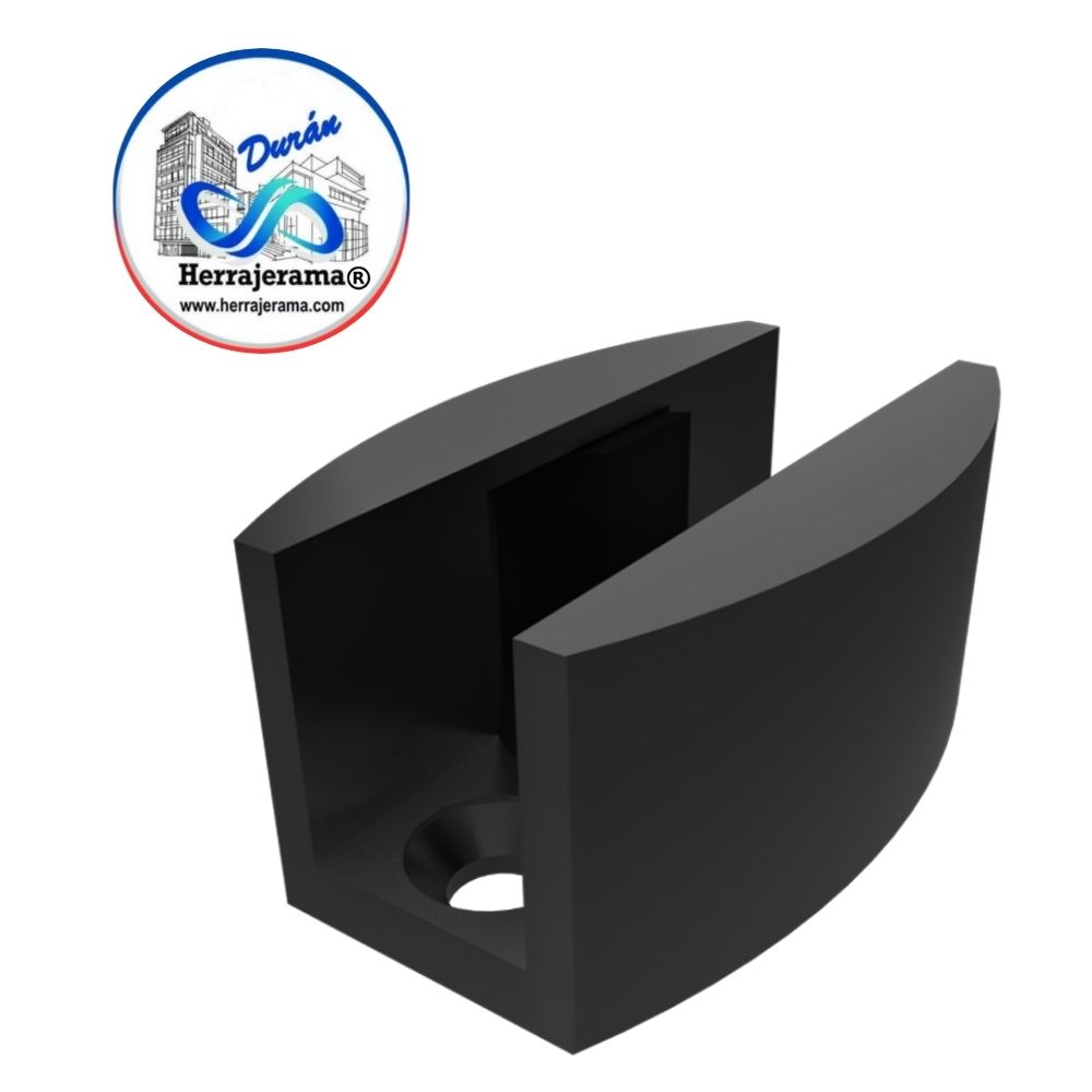 HERRALUM 1305006NE SISTEMA BACALAR GUIA DE PISO AC INOX A00261 NEGRO