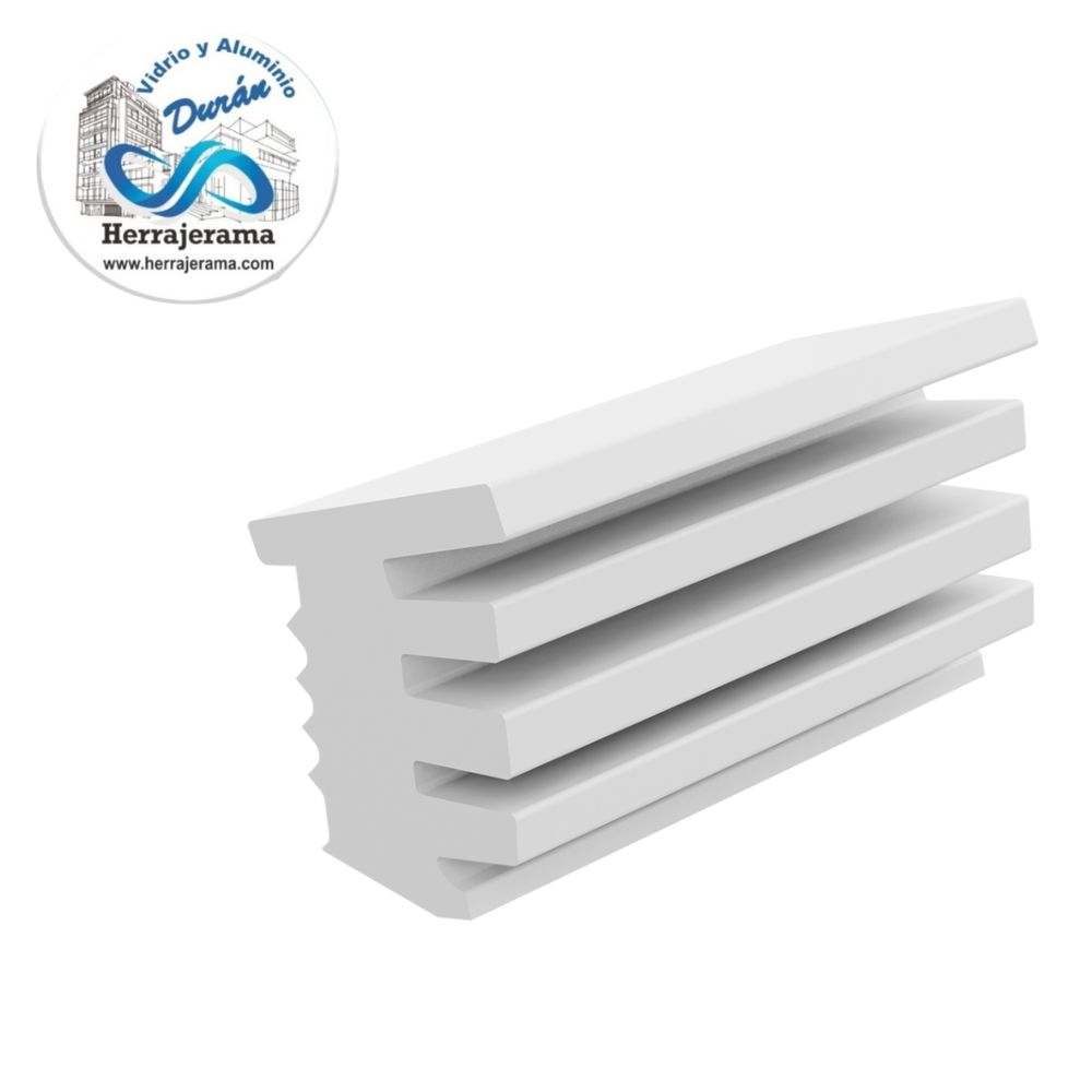 HERRALUM 8124090GR PERFIL DE VINIL EXT VH-124 9.0mm GRIS