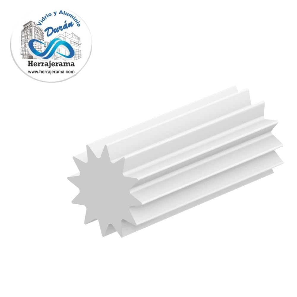 HERRALUM 8161035GR PERFIL DE VINIL EXT VH-161 3.5mm GRIS