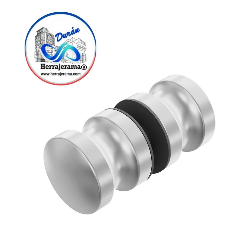 HERRALUM 1311000CO JALADERA POMO MOD K2 P/PUERTA VID 10mm CROMO