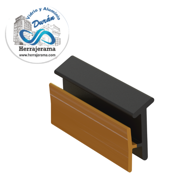PERFIL COEXTRUSION RESPALDO 07.7mm NARANJA (200 MT