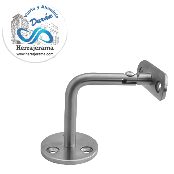 CONECTOR MURO PASAMANOS. ACABADO SATÍN. ACERO INOX 304 MX65193