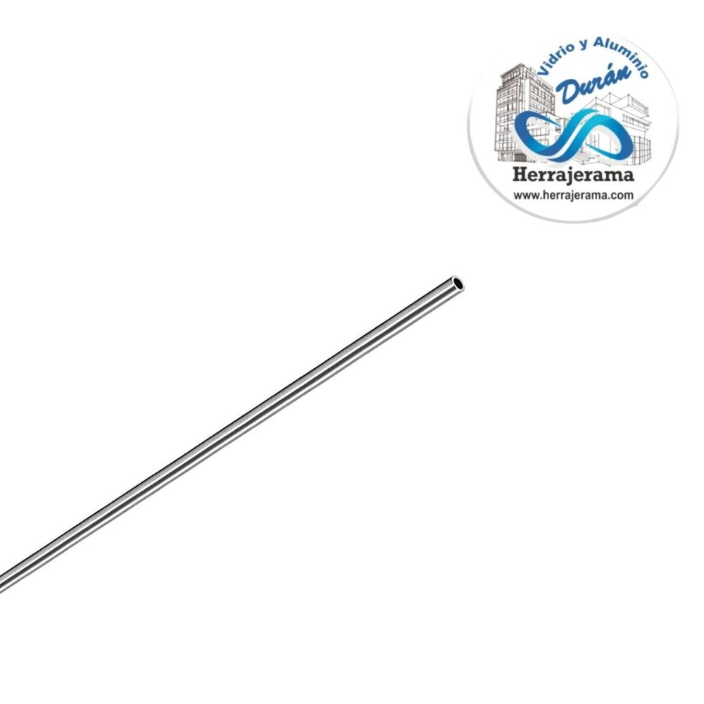TUBO AC INOX 1/2'' CAL.18