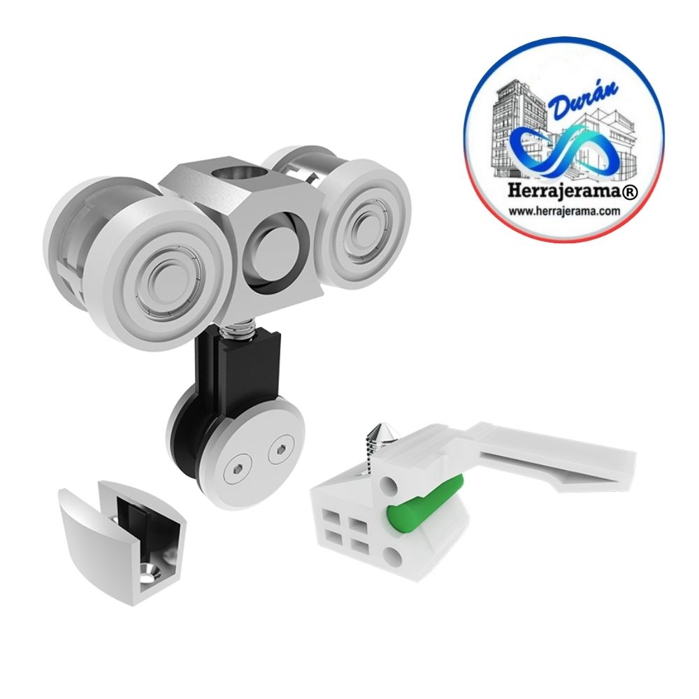 HERRALUM 1331000SA SISTEMA CORREDIZO CHETUMAL I AC INOX 304 P/CRISTAL
