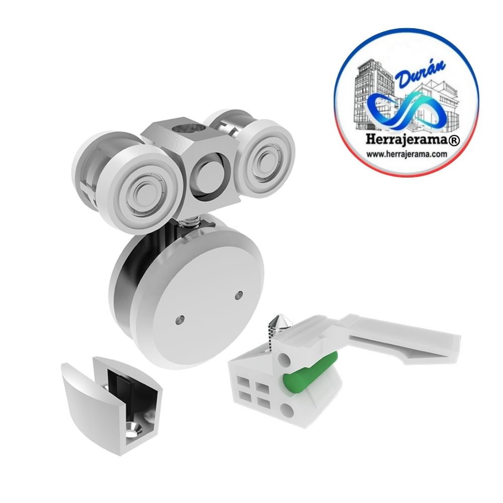 HERRALUM 1332000SA SISTEMA CORREDIZO CHETUMAL II AC INOX 304 P/CRISTA