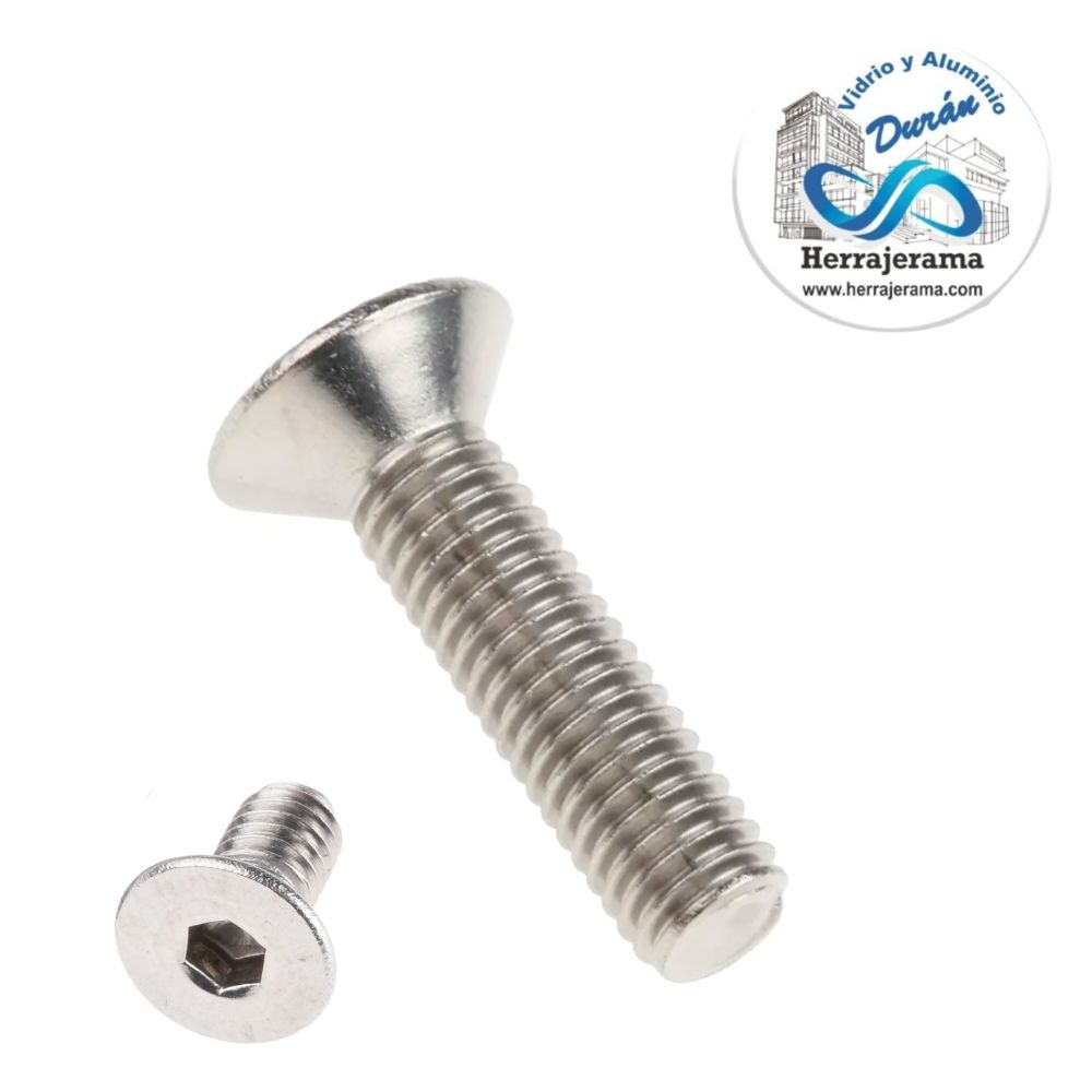 TORNILLO ALLEN 3/8X3' AC INOX