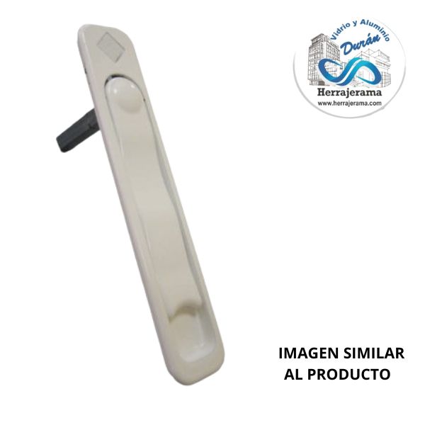 HERRALUM 3T02820207 ALU MANILLA EMBUTIDA 8MM BLANCA