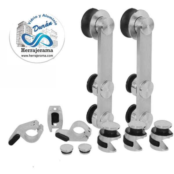 AXCENT SISTEMA CORREDIZO SIN RIEL AC INOX 304