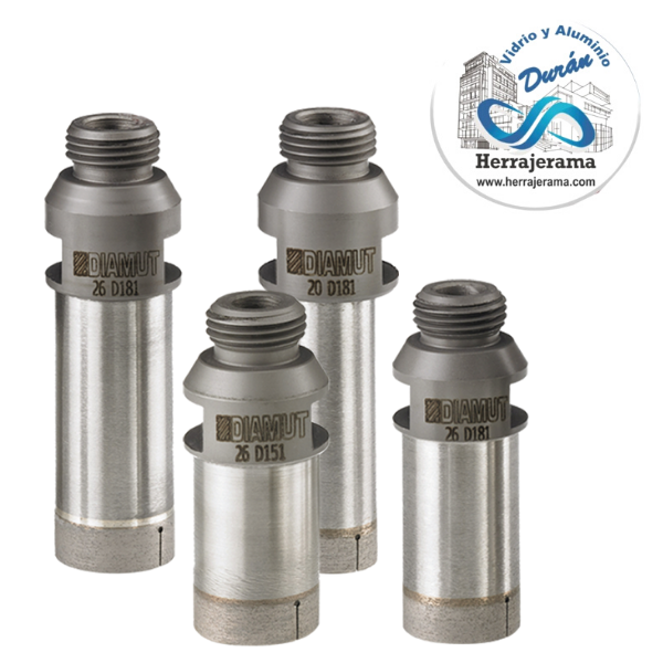 HERRALUM BROCA DIAMANTADA D25 LARGO 75mm D181 ALTO REND DOF