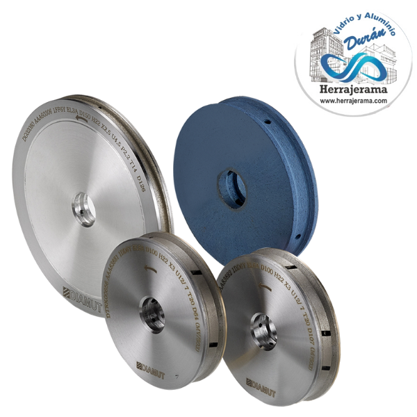 MUELA DE PULIDO D100 BLU EFX 100X30X22 19mm TRAPEZ