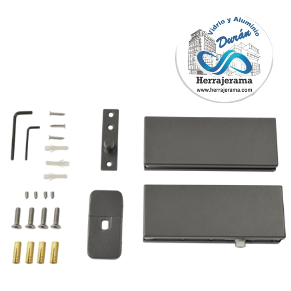 BRUKEN KIT SISTEMA HIDRAULICO A PISO 80KG ACABADO GRIS EUROPA,MX67517