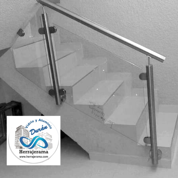 POSTE 2'' 90CM C/BRIDA CACHETEADA ,SOPORTE PASAMANOS Y 2 CLIP GRAPA (1191)
