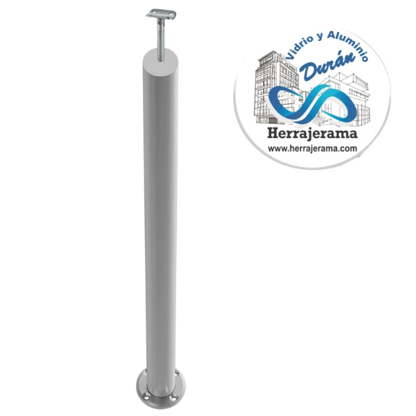 POSTE 1.5'' 1.10M C/SOPORTE AC INOX CAL.18