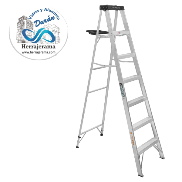 ESCALERA TIPO TIJERA 6 PELDAÑOS TIPO III