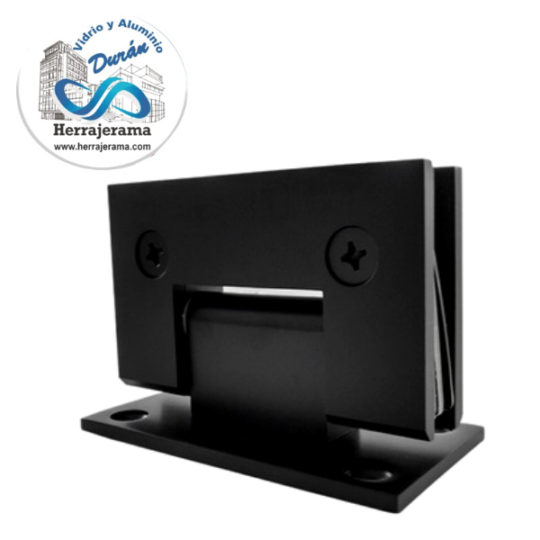 BISAGRA MURO A CRISTAL CENTRADA NEGRO, AXCENT