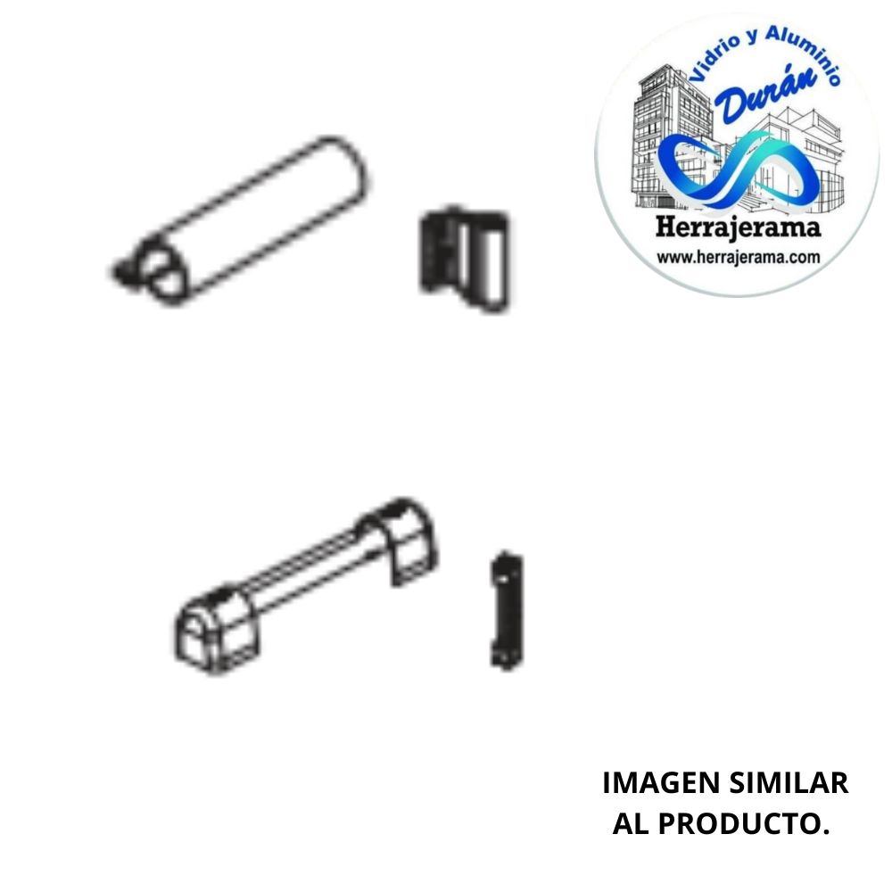 HERRALUM 3V45010107 PVC TAPA EMBELLECEDOR (127) RAL 9016 BLANCO