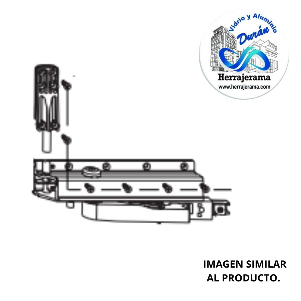 HERRALUM 3V46120L02 PVC CARRETILLA DELANTERA IZQ SISTEMA OP