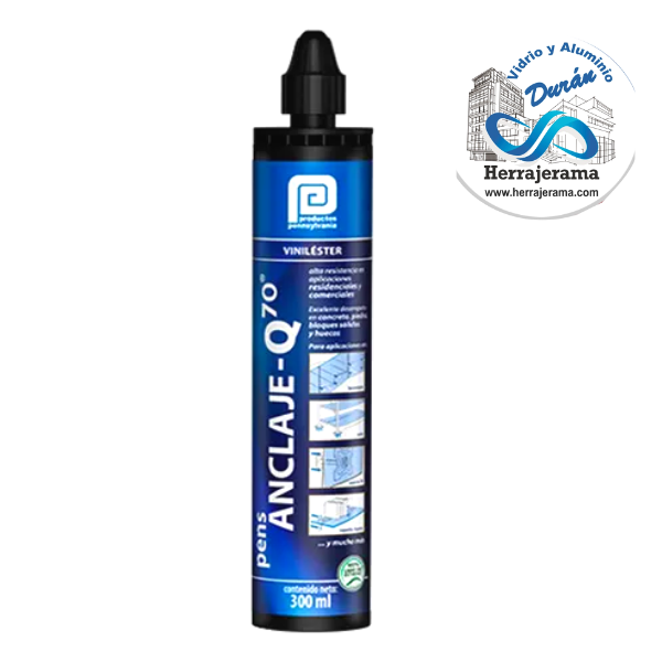 Pens Anclaje-Q70 300ml Gris Cartucho