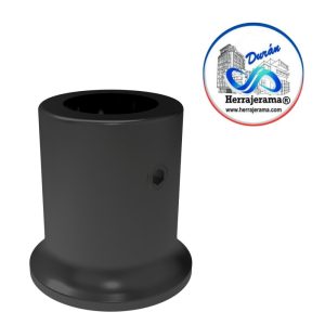 HERRALUM 1240001NE CONECTOR MURO/TUBO BASE RECTA