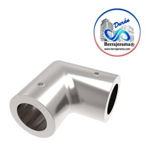 HERRALUM 1240009SA CONECTOR TIPO L TUBO/TUBO SATIN