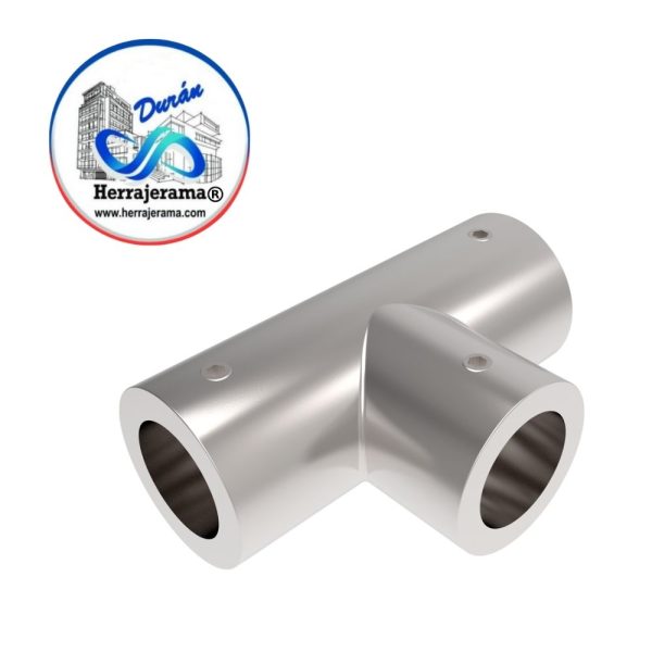 HERRALUM 1240010SA CONECTOR TIPO T TUBO/TUBO SATIN