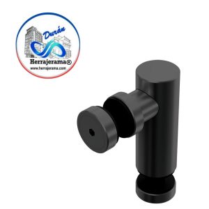 HERRALUM 1272082NE CONECTOR VIDRIO/VIDRIO NEGRO