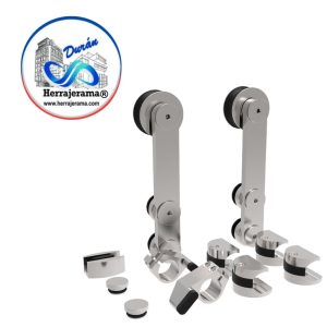 HERRALUM 1296400SA SISTEMA OAXACA IV AC INOX P/CORREDIZA SATIN