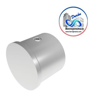HERRALUM 1394050SA TAPA PARA TUBO RANURADO DE BARANDAL (SATIN)
